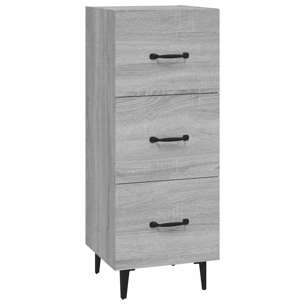 Sideboard Grey Sonoma 34,5x34x90 cm Engineered Wood