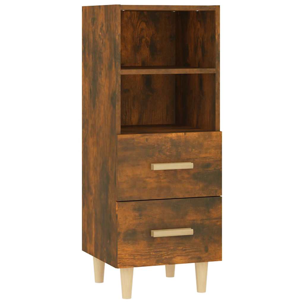 817414 vidaXL Sideboard Smoked Oak 34,5x34x90 cm Engineered Wood
