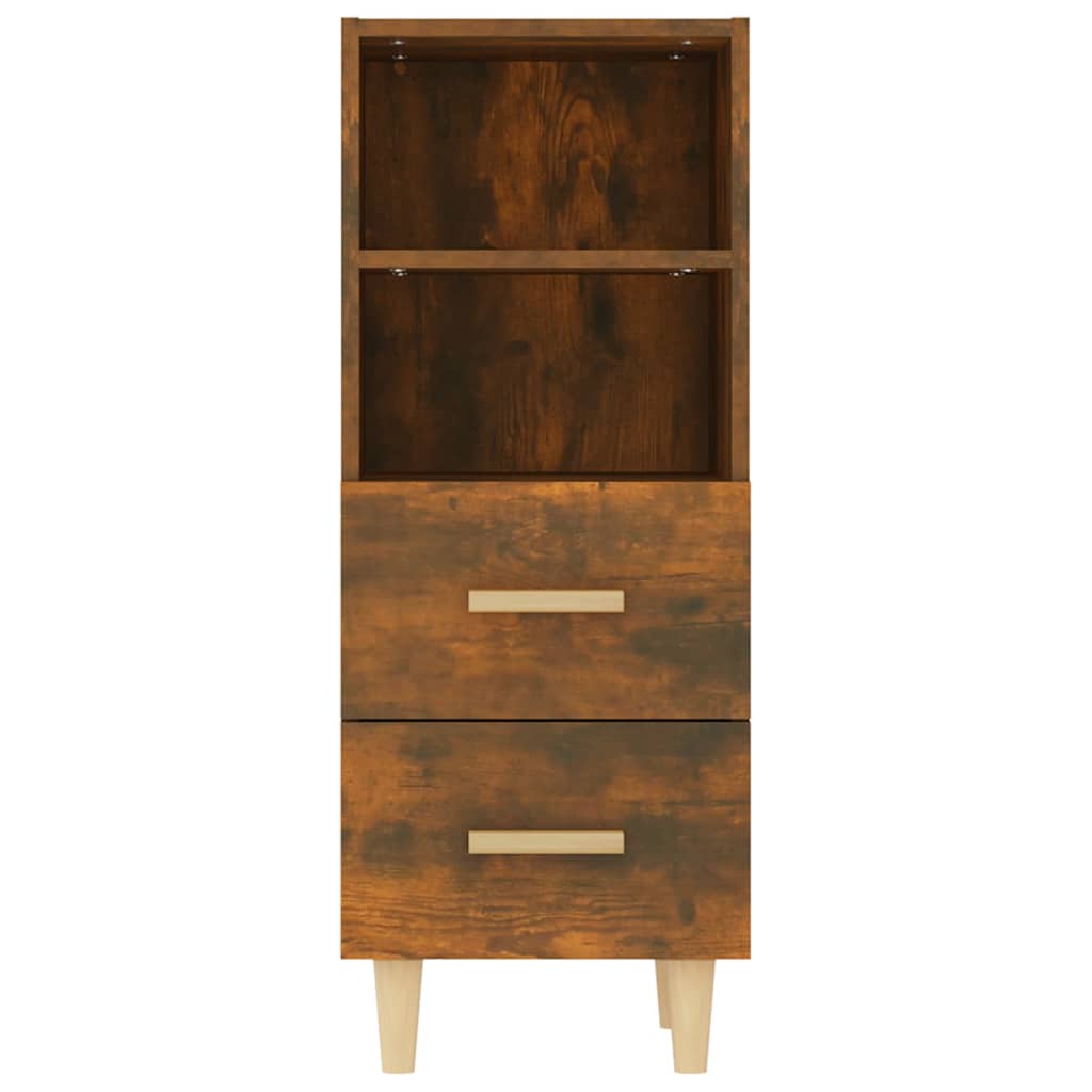 817414 vidaXL Sideboard Smoked Oak 34,5x34x90 cm Engineered Wood