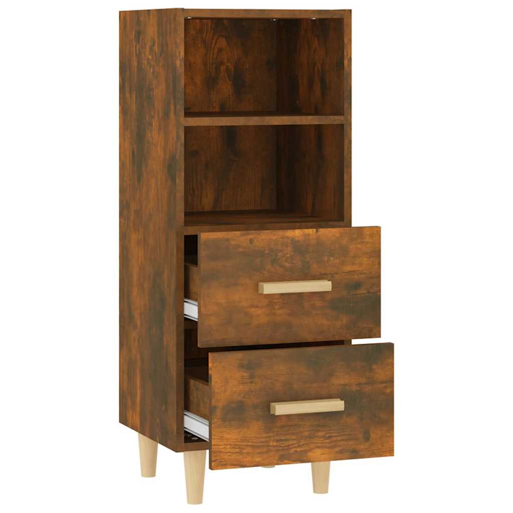 817414 vidaXL Sideboard Smoked Oak 34,5x34x90 cm Engineered Wood