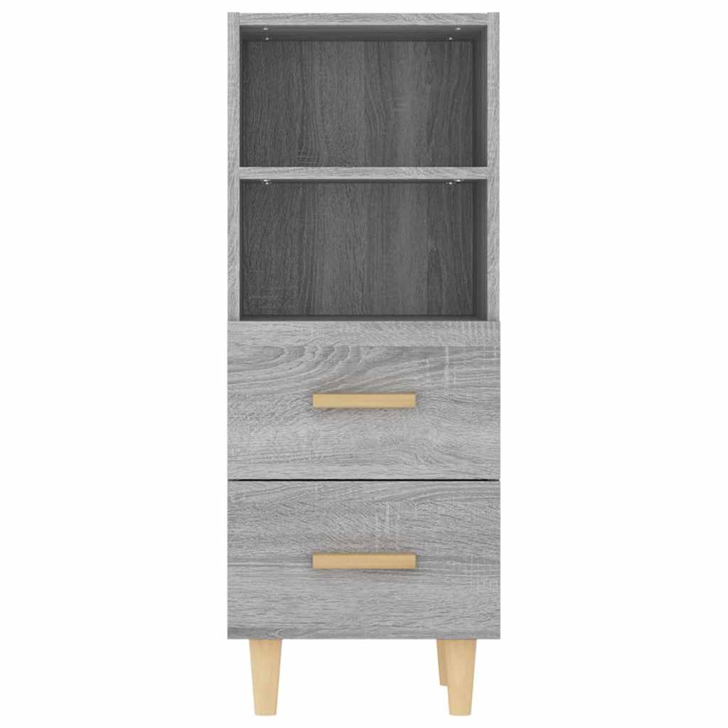 817415 vidaXL Sideboard Grey Sonoma 34,5x34x90 cm Engineered Wood