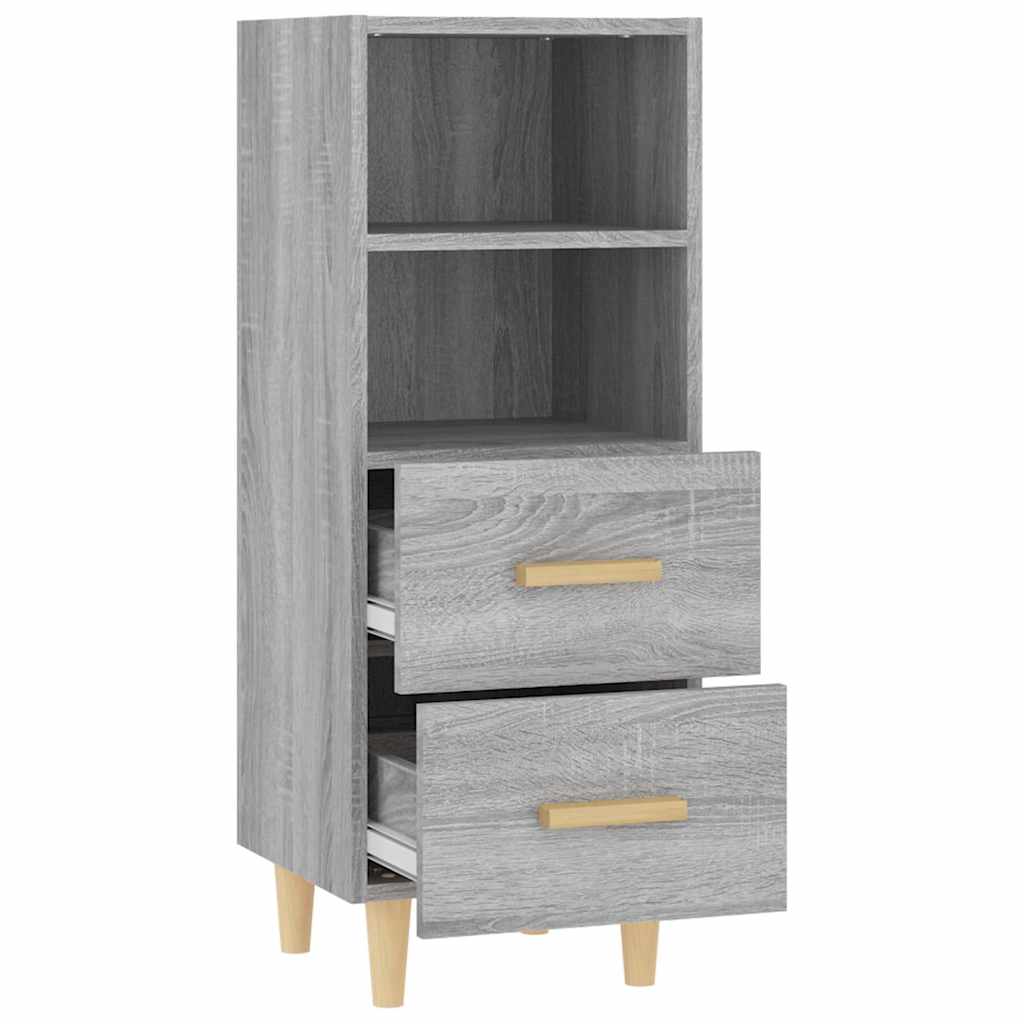 817415 vidaXL Sideboard Grey Sonoma 34,5x34x90 cm Engineered Wood