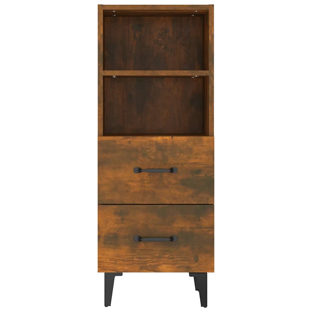 817417 vidaXL Sideboard Smoked Oak 34,5x34x90 cm Engineered Wood