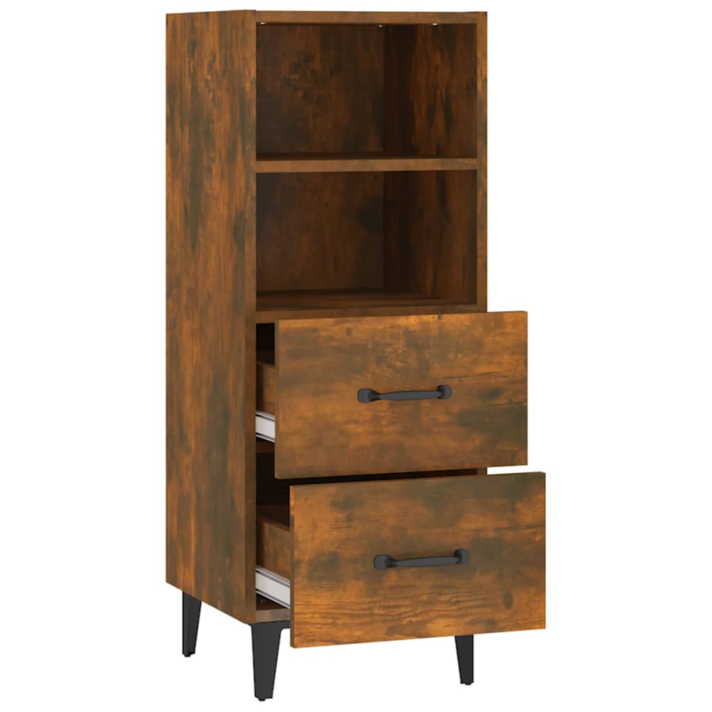817417 vidaXL Sideboard Smoked Oak 34,5x34x90 cm Engineered Wood