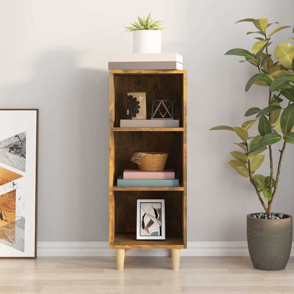 817420 vidaXL Sideboard Smoked Oak 34,5x32,5x90 cm Engineered Wood
