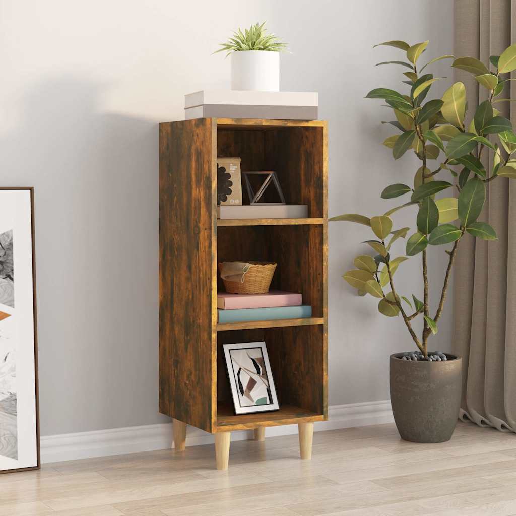 817420 vidaXL Sideboard Smoked Oak 34,5x32,5x90 cm Engineered Wood