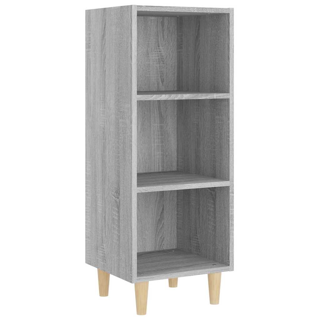 817421 vidaXL Sideboard Grey Sonoma 34,5x32,5x90 cm Engineered Wood