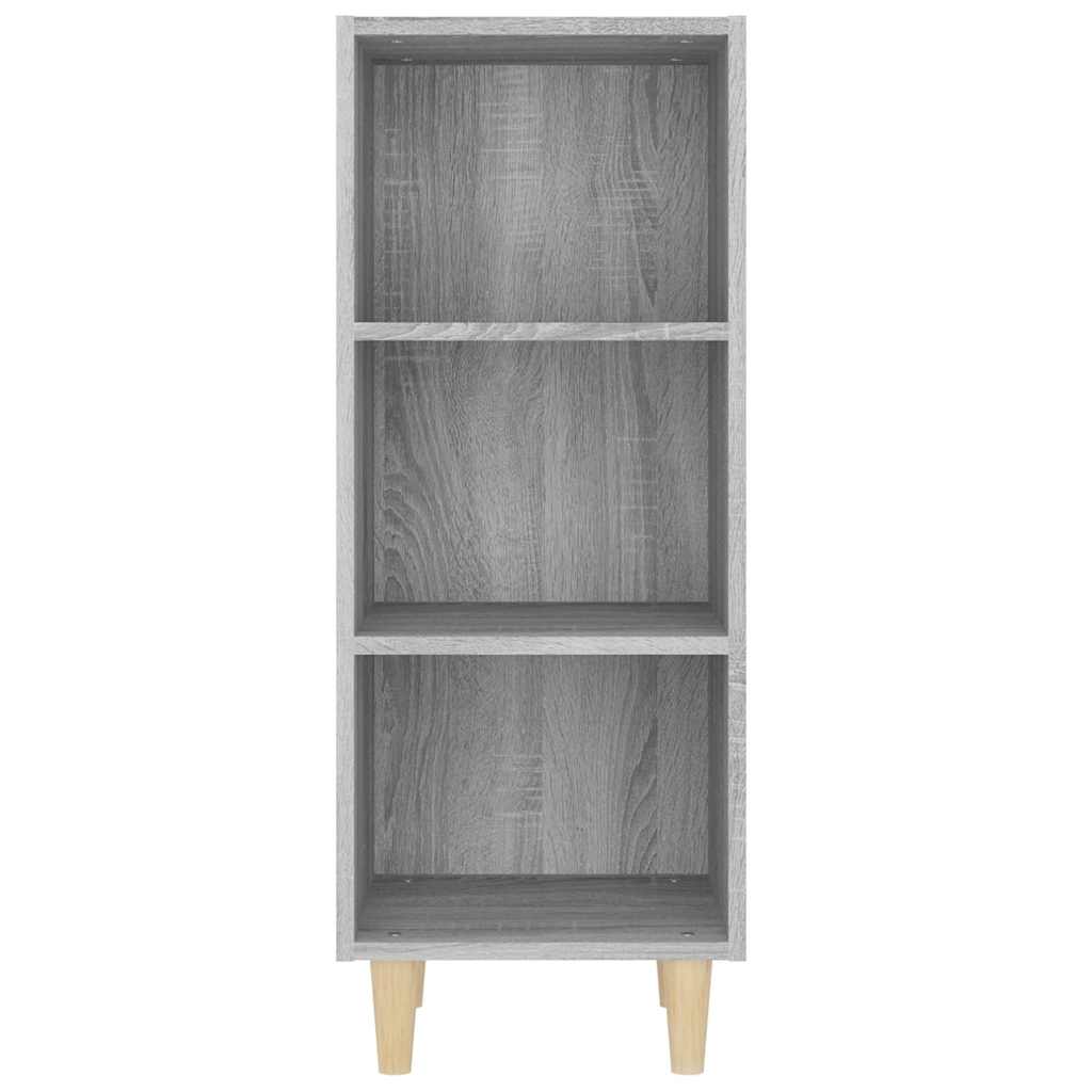 817421 vidaXL Sideboard Grey Sonoma 34,5x32,5x90 cm Engineered Wood