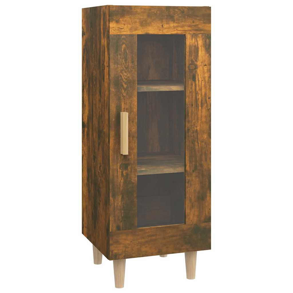 Sideboard Smoked Oak 34,5x34x90 cm Engineered Wood