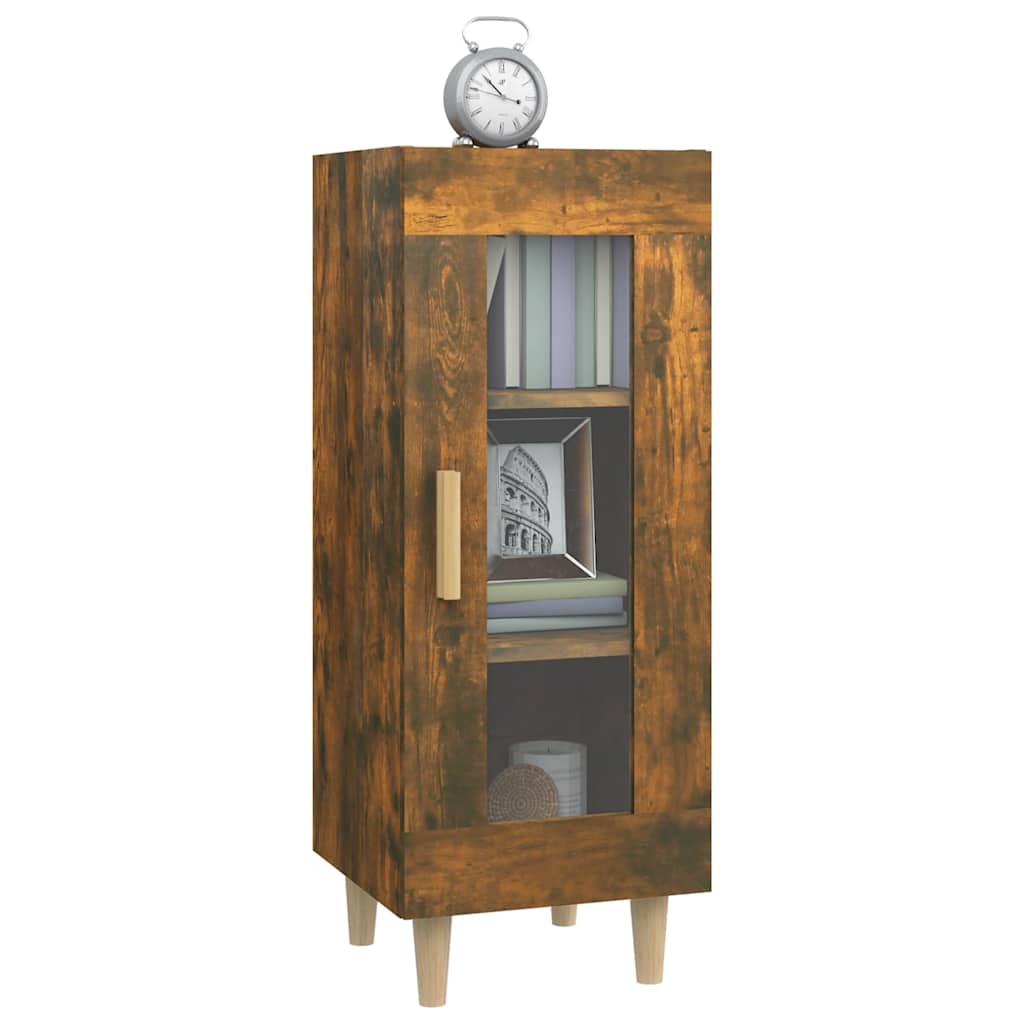 Sideboard Smoked Oak 34,5x34x90 cm Engineered Wood