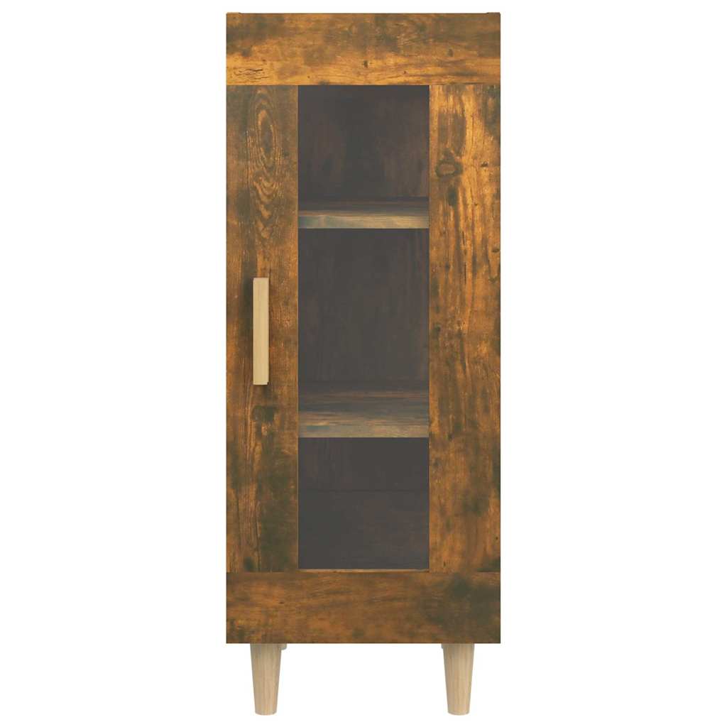 Sideboard Smoked Oak 34,5x34x90 cm Engineered Wood