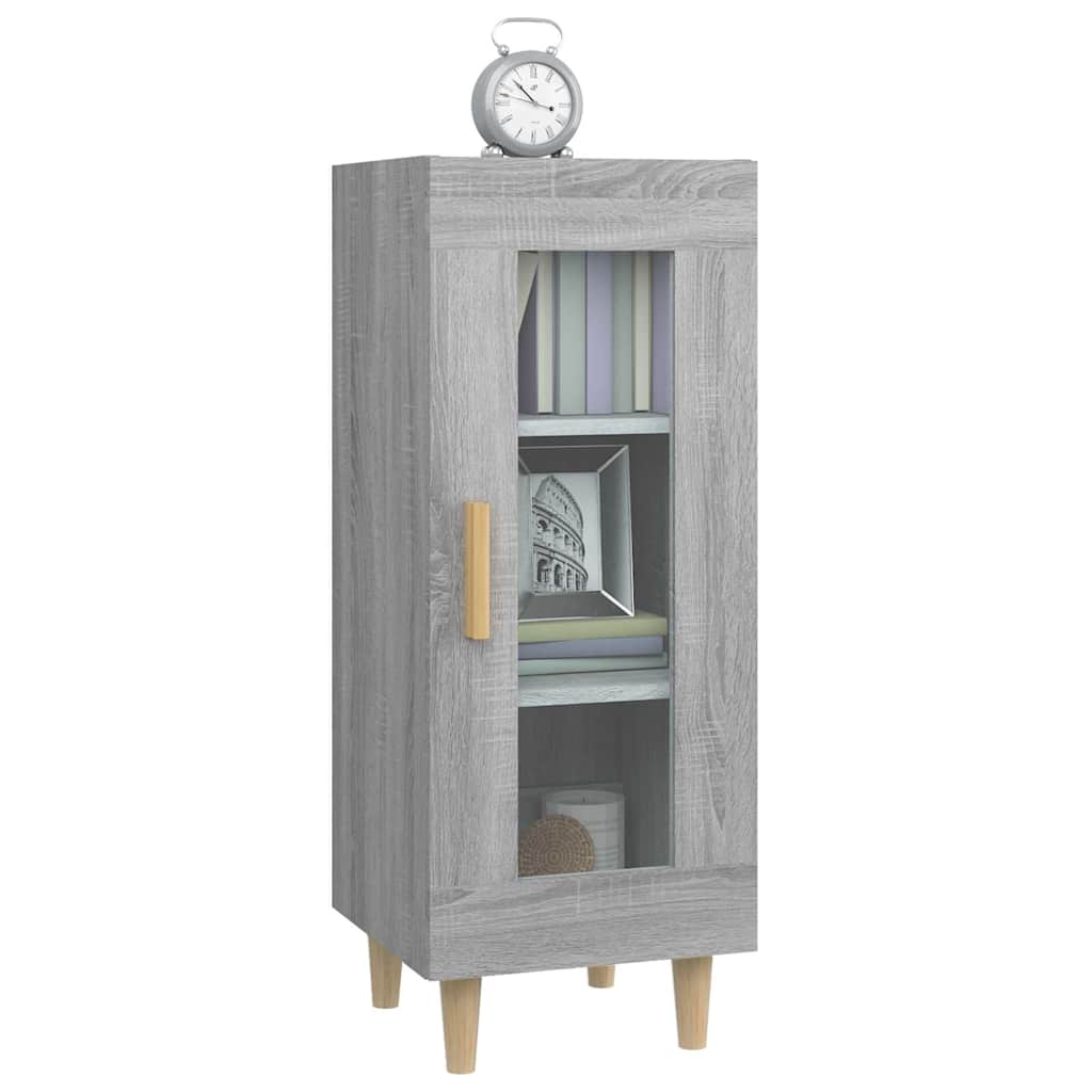 Sideboard Grey Sonoma 34,5x34x90 cm Engineered Wood