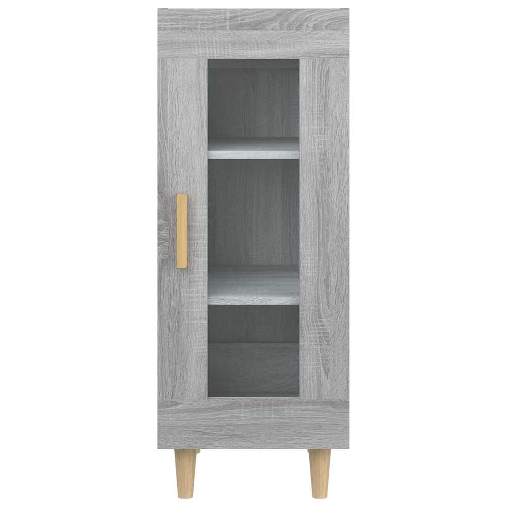 Sideboard Grey Sonoma 34,5x34x90 cm Engineered Wood