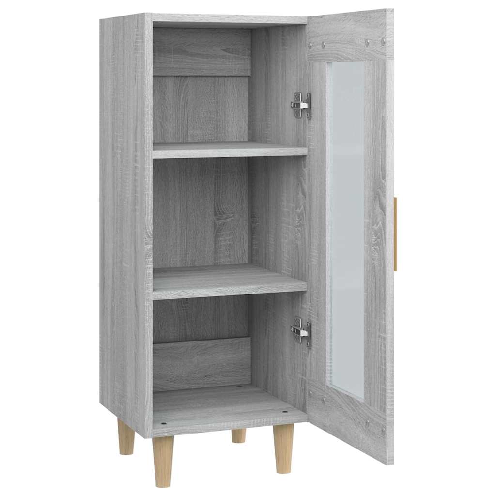 Sideboard Grey Sonoma 34,5x34x90 cm Engineered Wood
