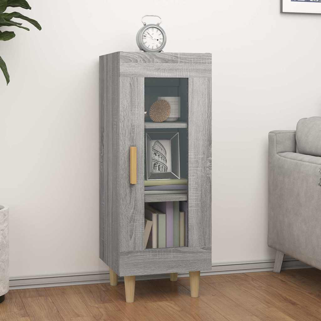 Sideboard Grey Sonoma 34,5x34x90 cm Engineered Wood