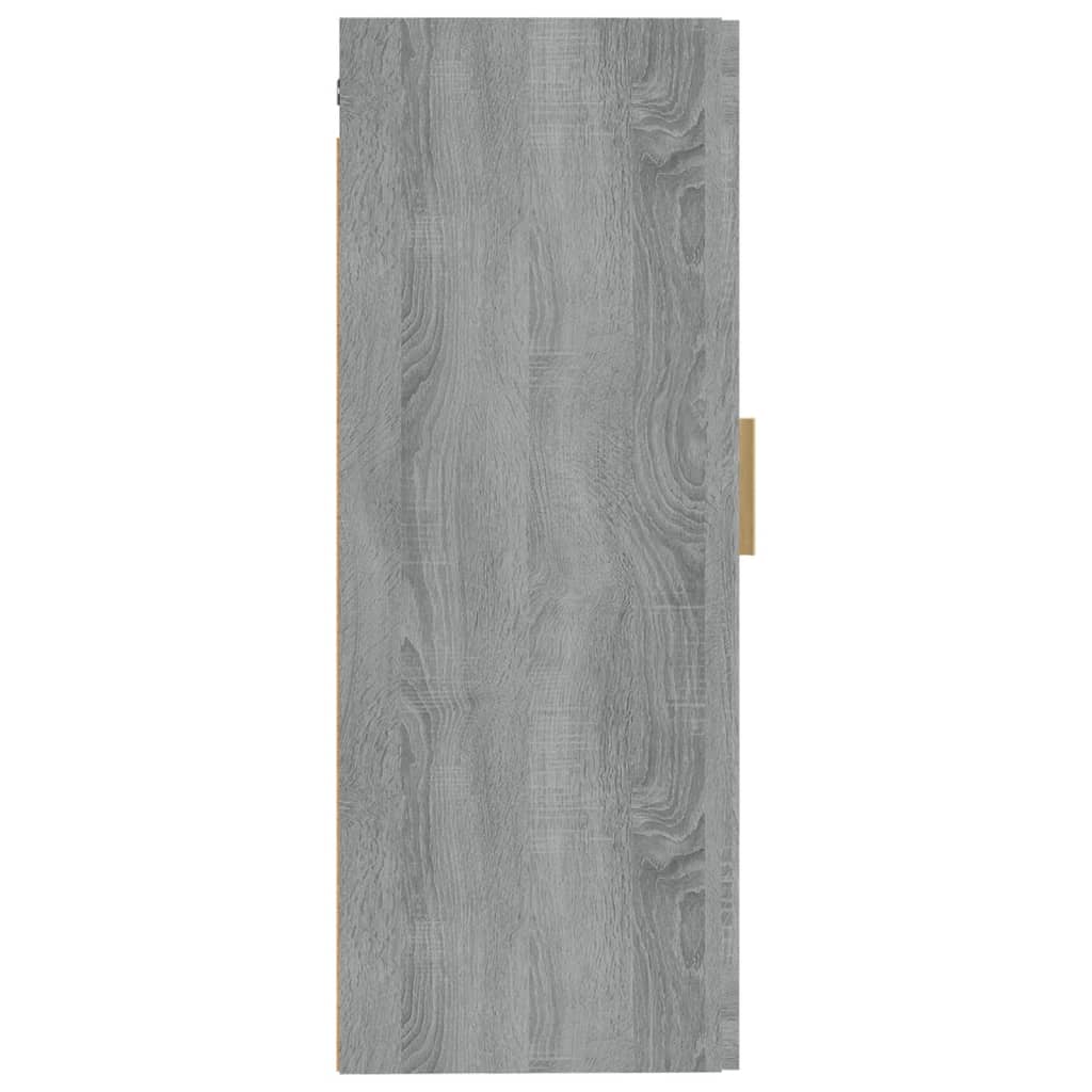 Wandkast Sonoma grijs 35x34x90 cm Engineered Wood