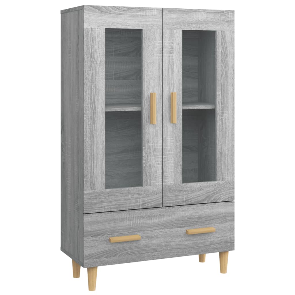 Highboard grijs Sonoma 70x31x115 cm Engineered Wood