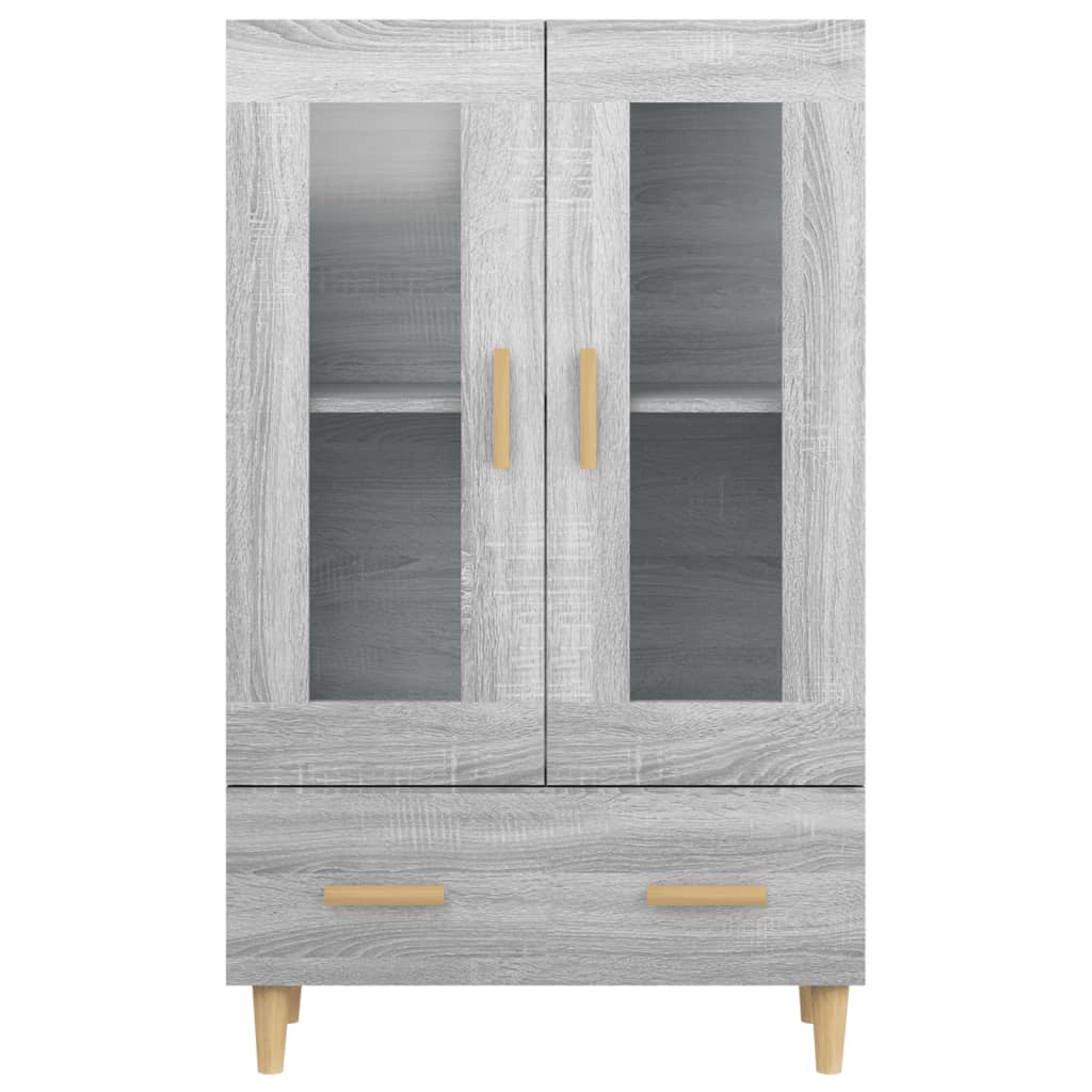 Highboard grijs Sonoma 70x31x115 cm Engineered Wood