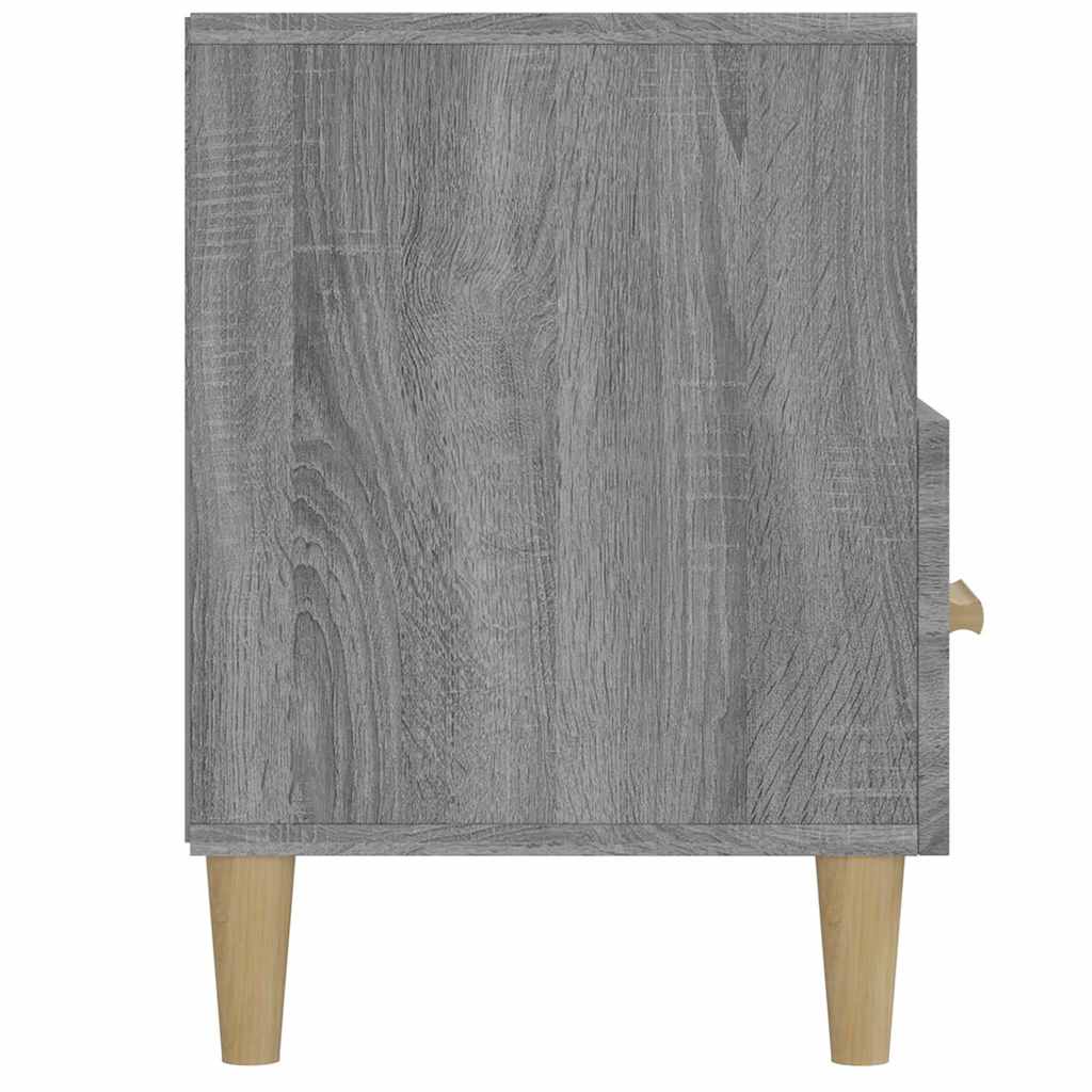817496 vidaXL TV Cabinet Grey Sonoma 102x36x50 cm Engineered Wood