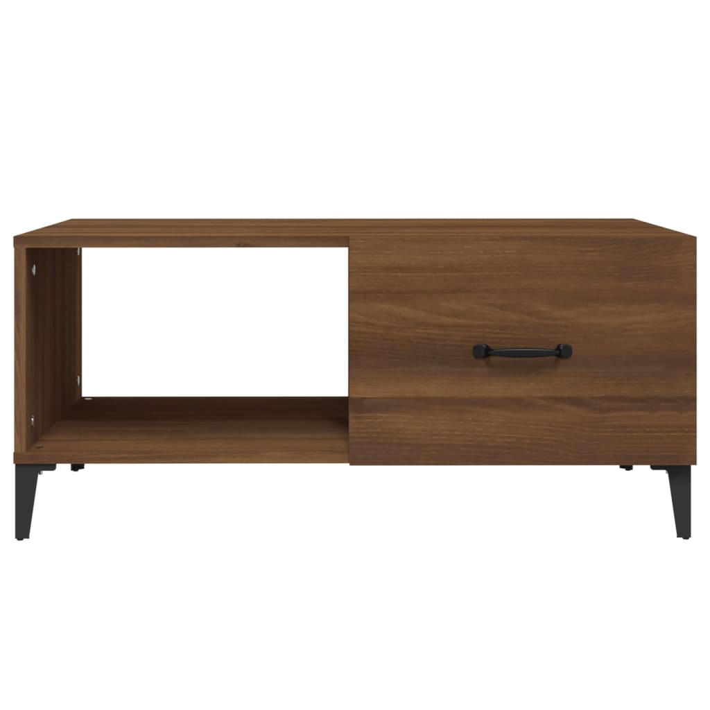 vidaXL Coffee Table Brown Oak 90x50x40 cm Engineered Wood