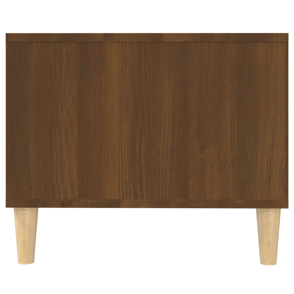 Coffee Table Brown Oak 102x50x40 cm Engineered Wood