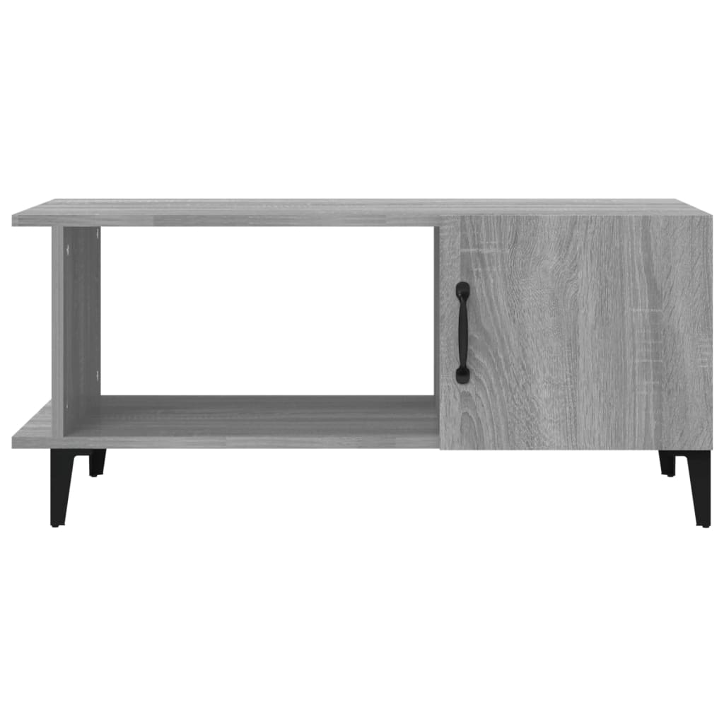 Table Basse Gris Sonoma 90x50x40 cm Bois D'ingénierie