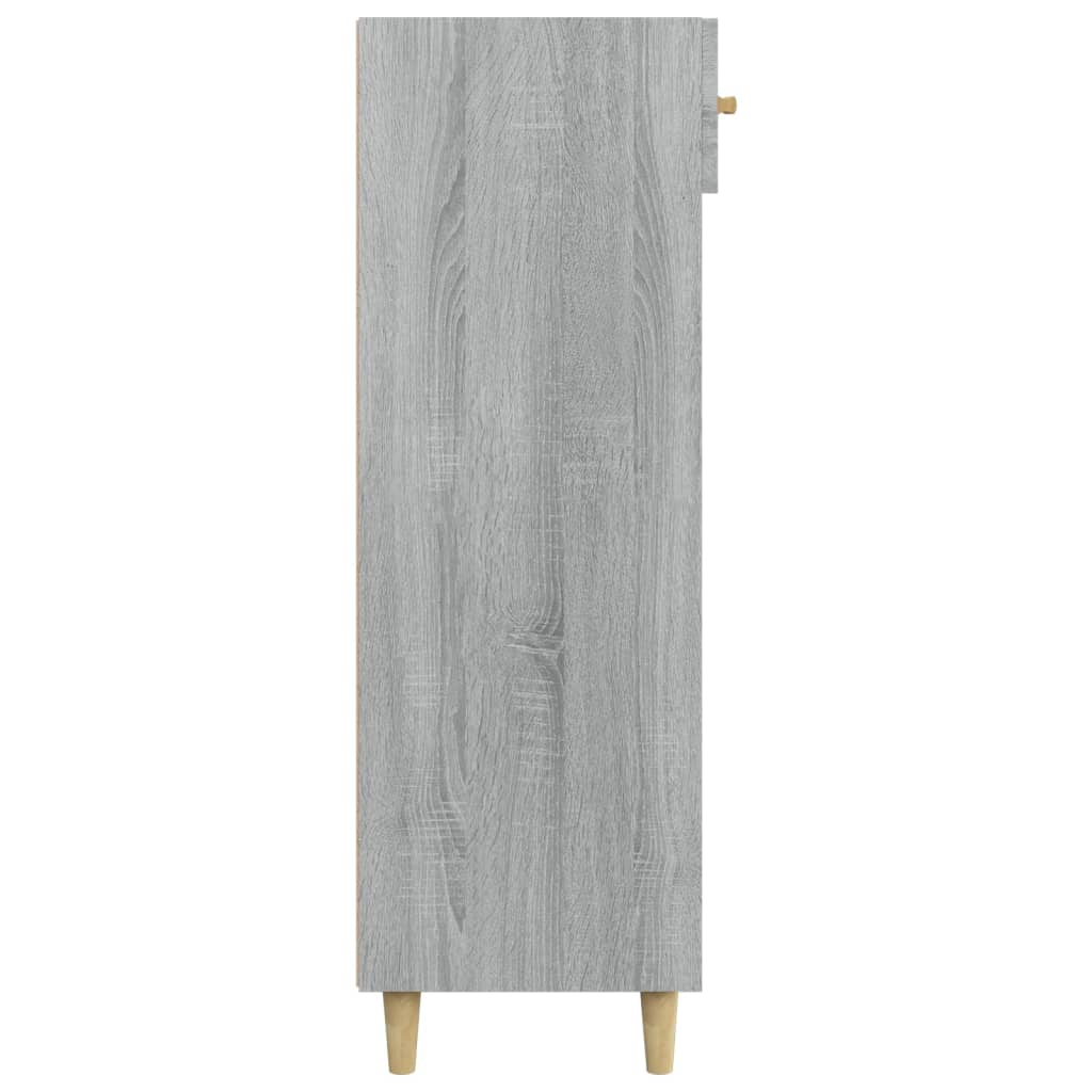 Shoe Cabinet Grey Sonoma 60x35x105 cm Engineered Wood