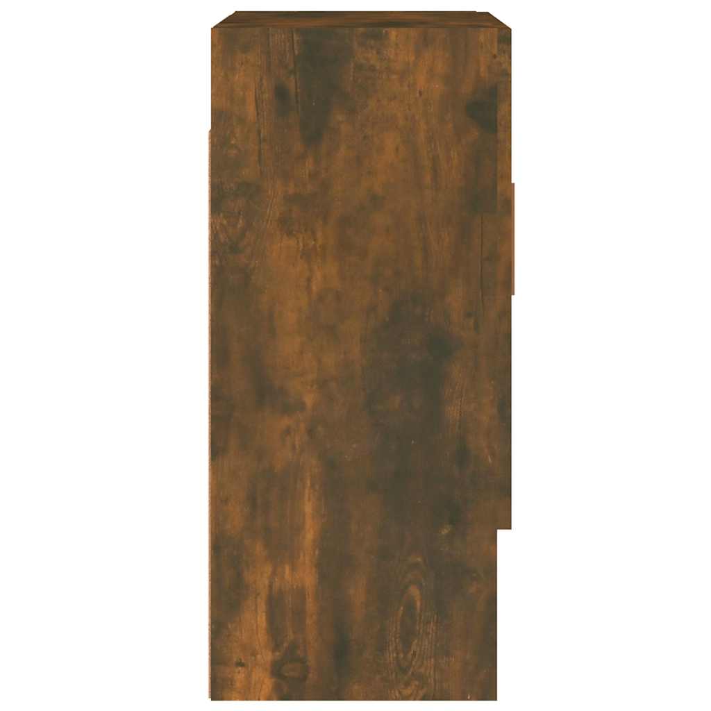 817585 vidaXL Wall Cabinet Smoked Oak 60x31x70 cm Engineered Wood