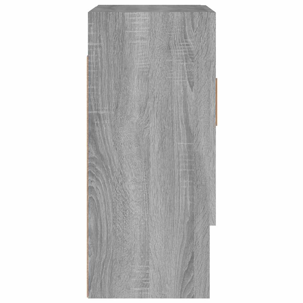 817586 vidaXL Wall Cabinet Grey Sonoma 60x31x70 cm Engineered Wood
