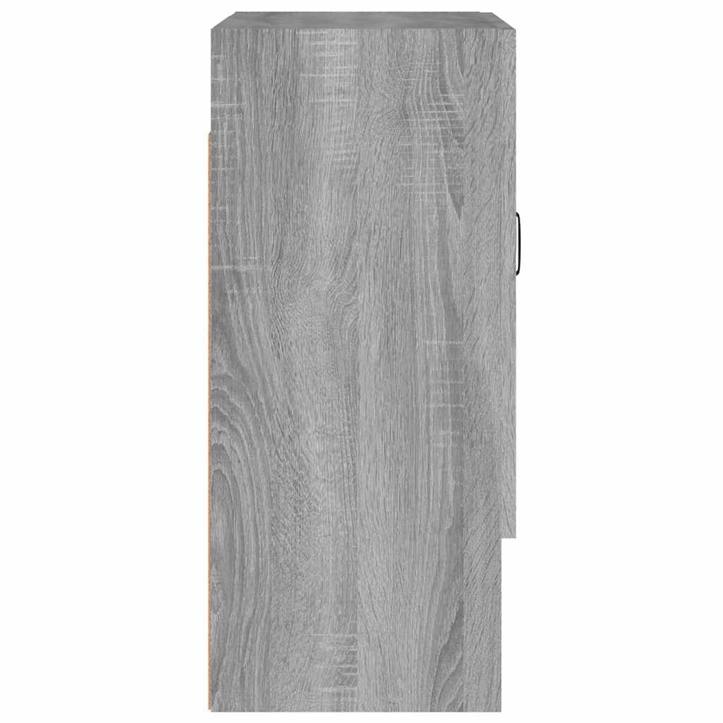 817589 vidaXL Wall Cabinet Grey Sonoma 60x31x70 cm Engineered Wood