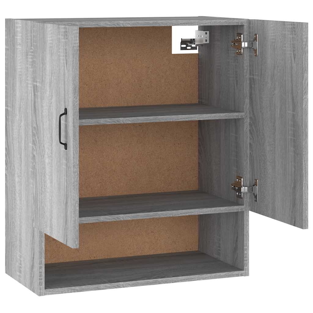 817589 vidaXL Wall Cabinet Grey Sonoma 60x31x70 cm Engineered Wood
