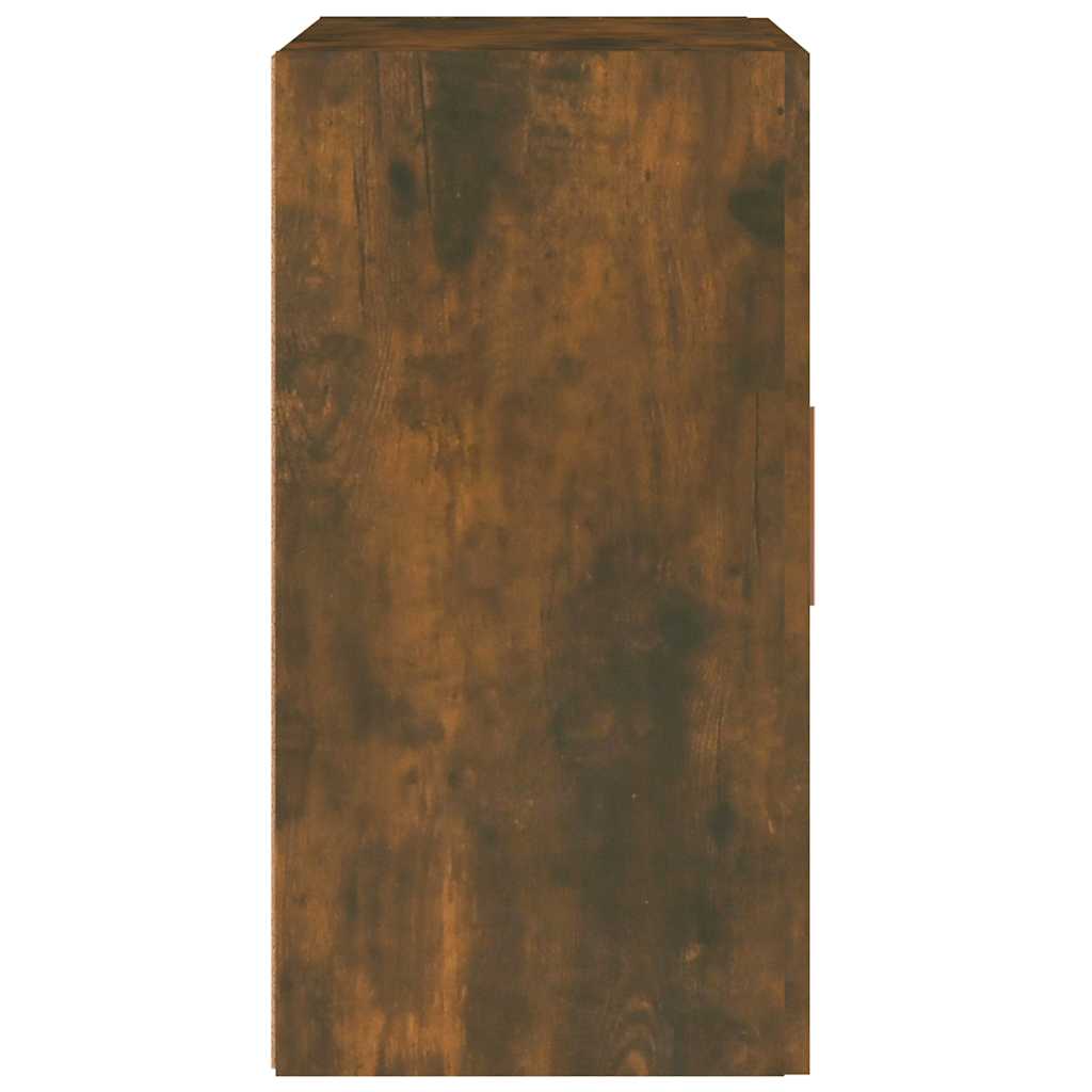 817591 vidaXL Wall Cabinet Smoked Oak 60x30x60 cm Engineered Wood