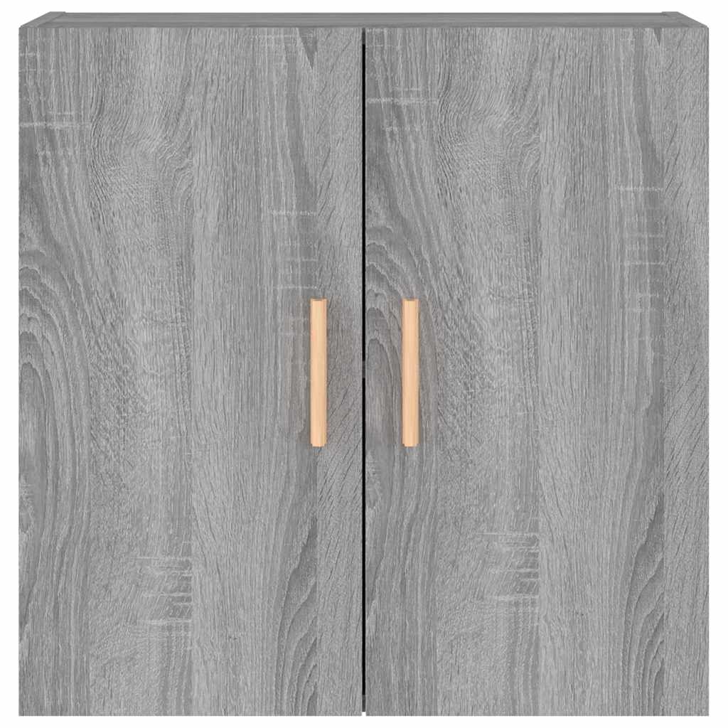 817592 vidaXL Wall Cabinet Grey Sonoma 60x30x60 cm Engineered Wood