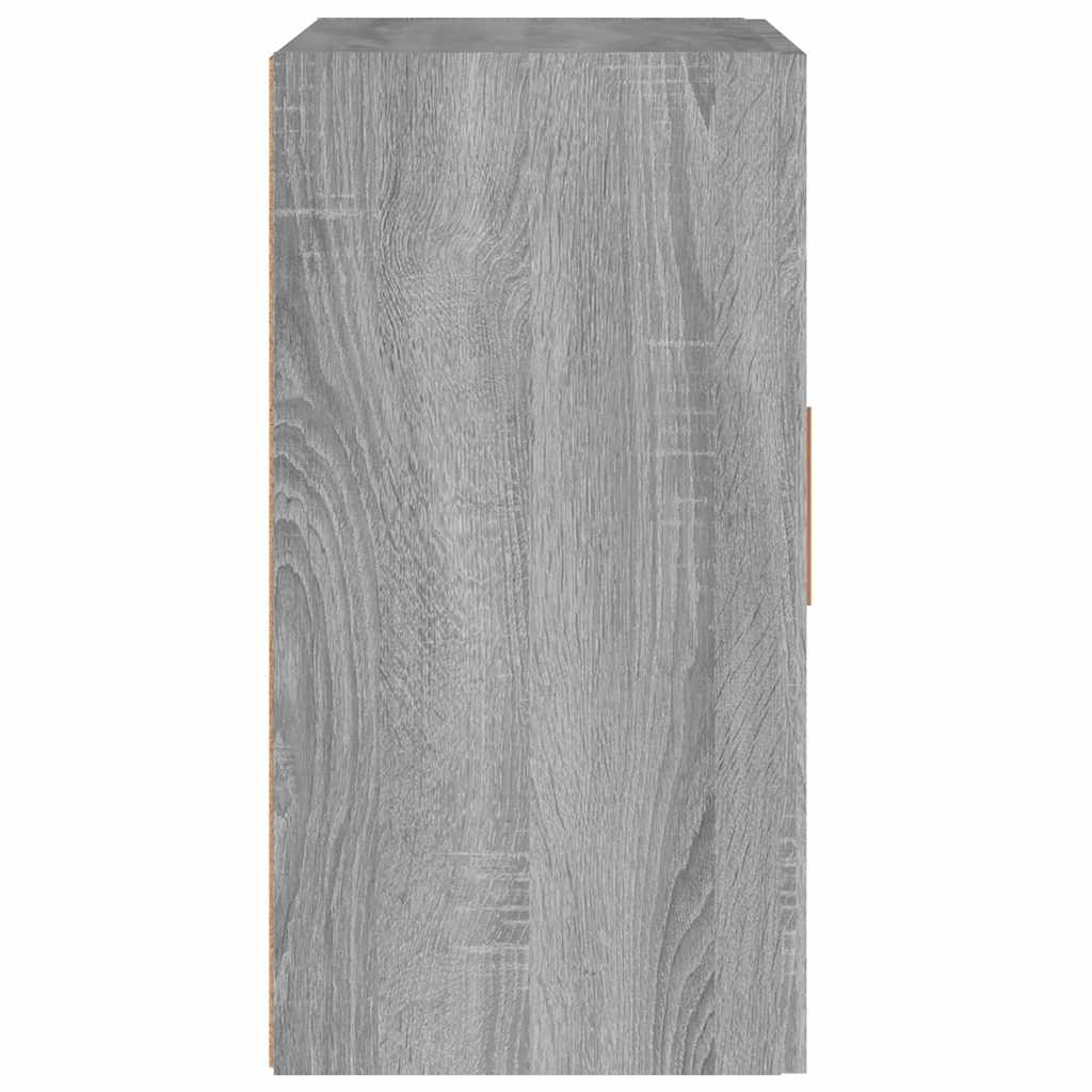 817592 vidaXL Wall Cabinet Grey Sonoma 60x30x60 cm Engineered Wood