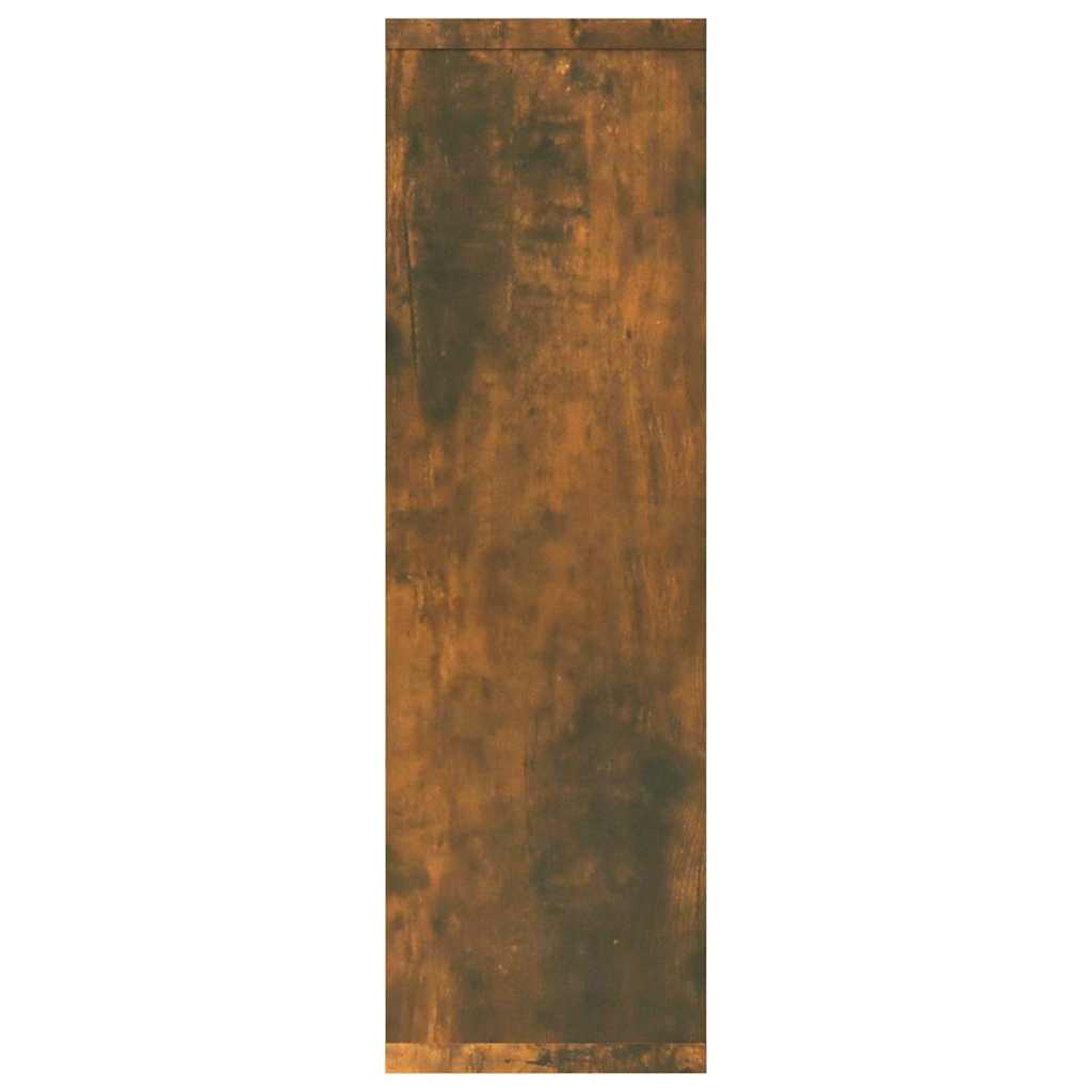 Wall Shelf Smoked Oak 85x16x52.5 cm Engineered Wood