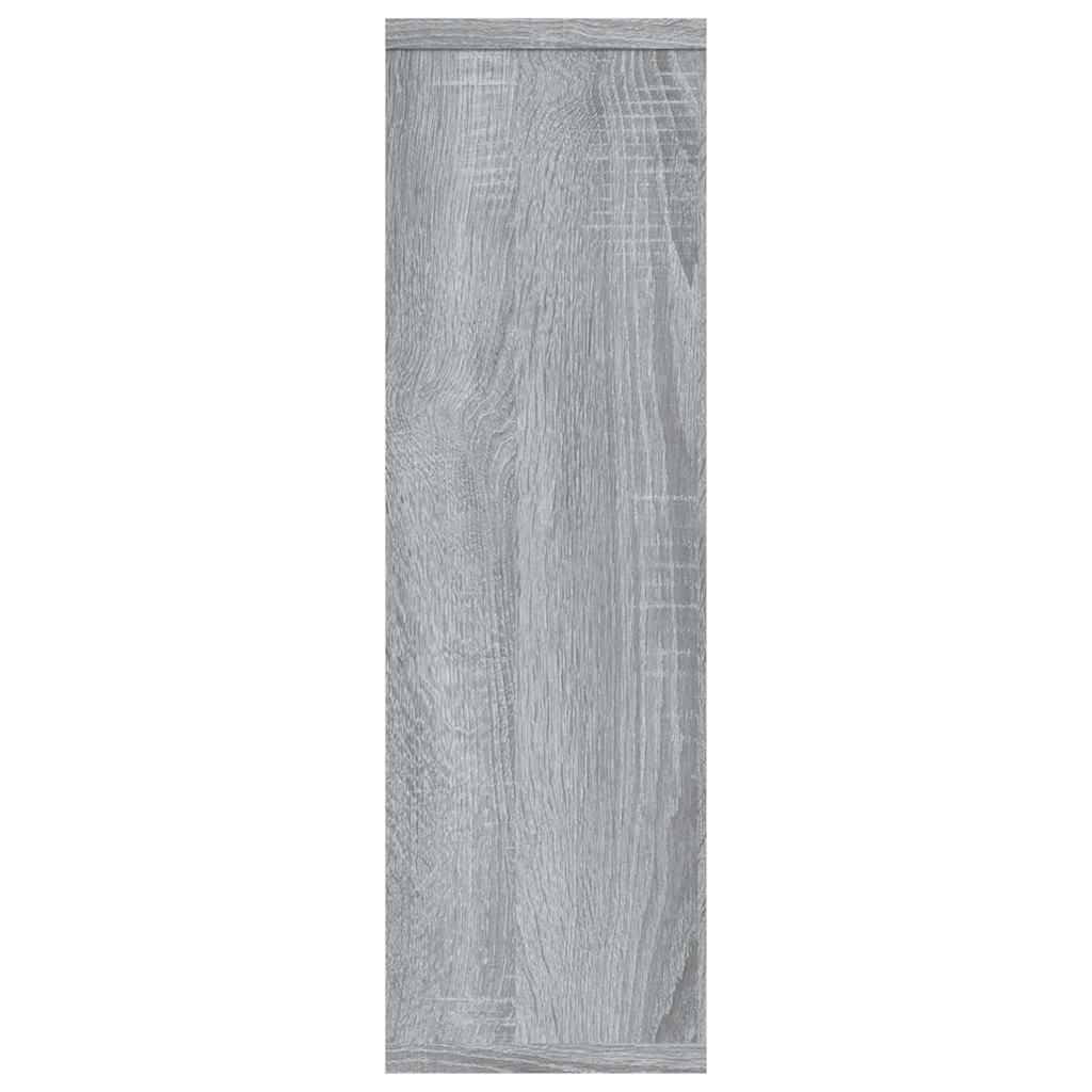 Wall Shelf Grey Sonoma 85x16x52,5 cm Engineered Wood