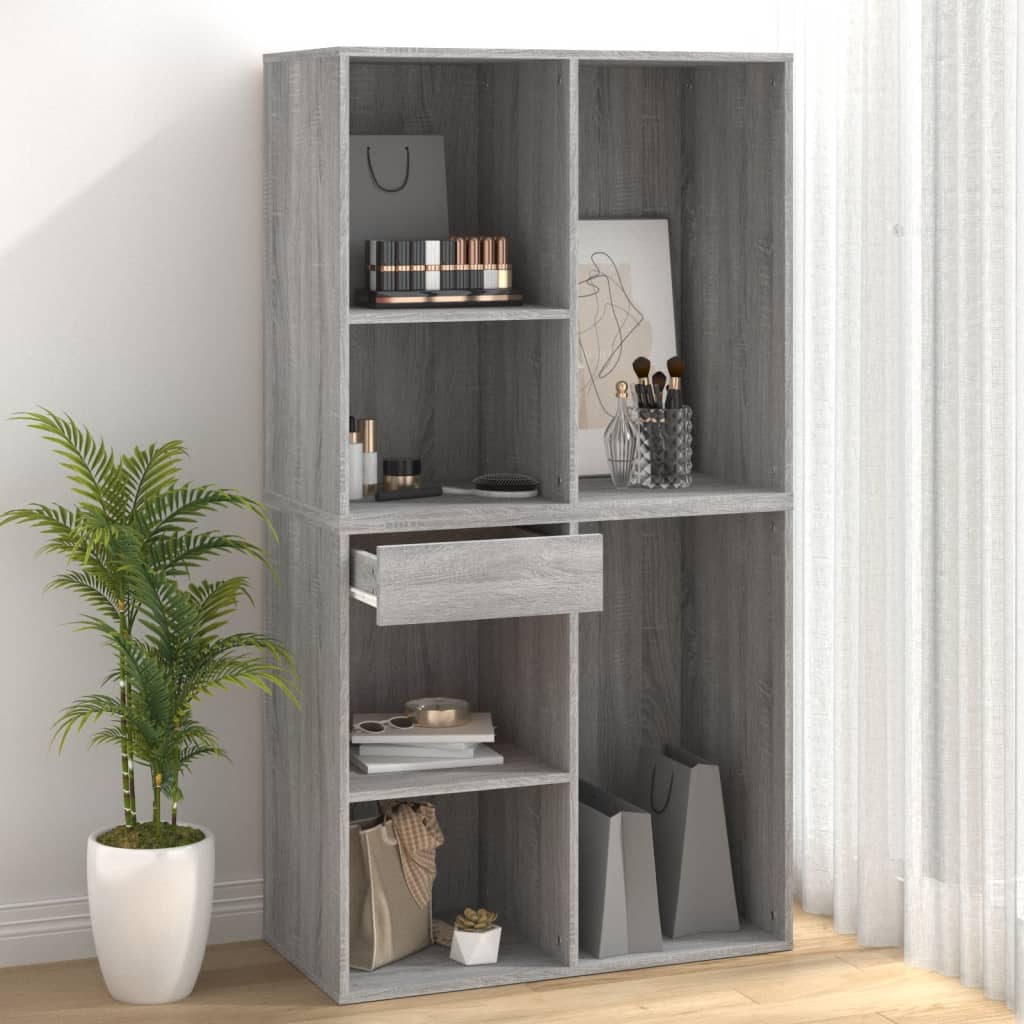 Toiletkast grijs Sonoma 80x40x75 cm Engineered Wood