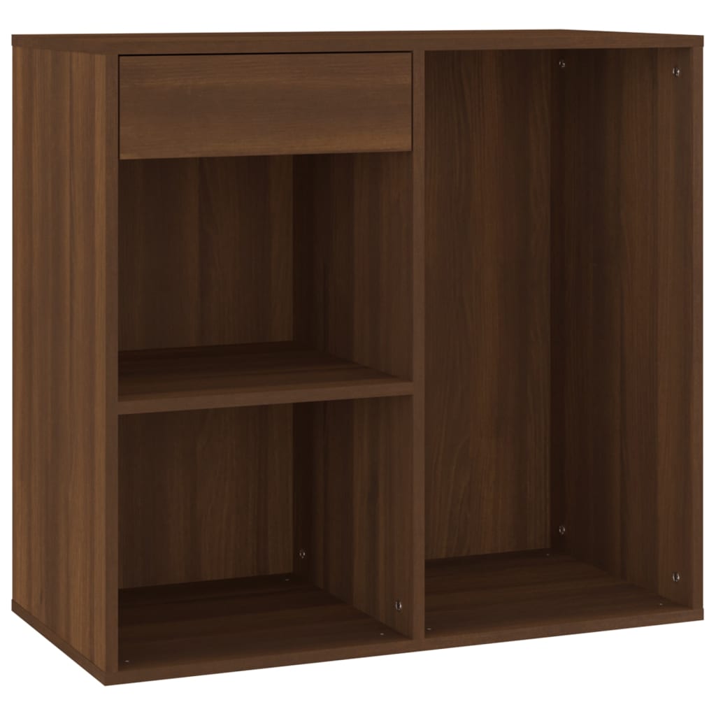 Armoire Cosmétique Chêne Brun 80x40x75 cm Bois D'ingénierie