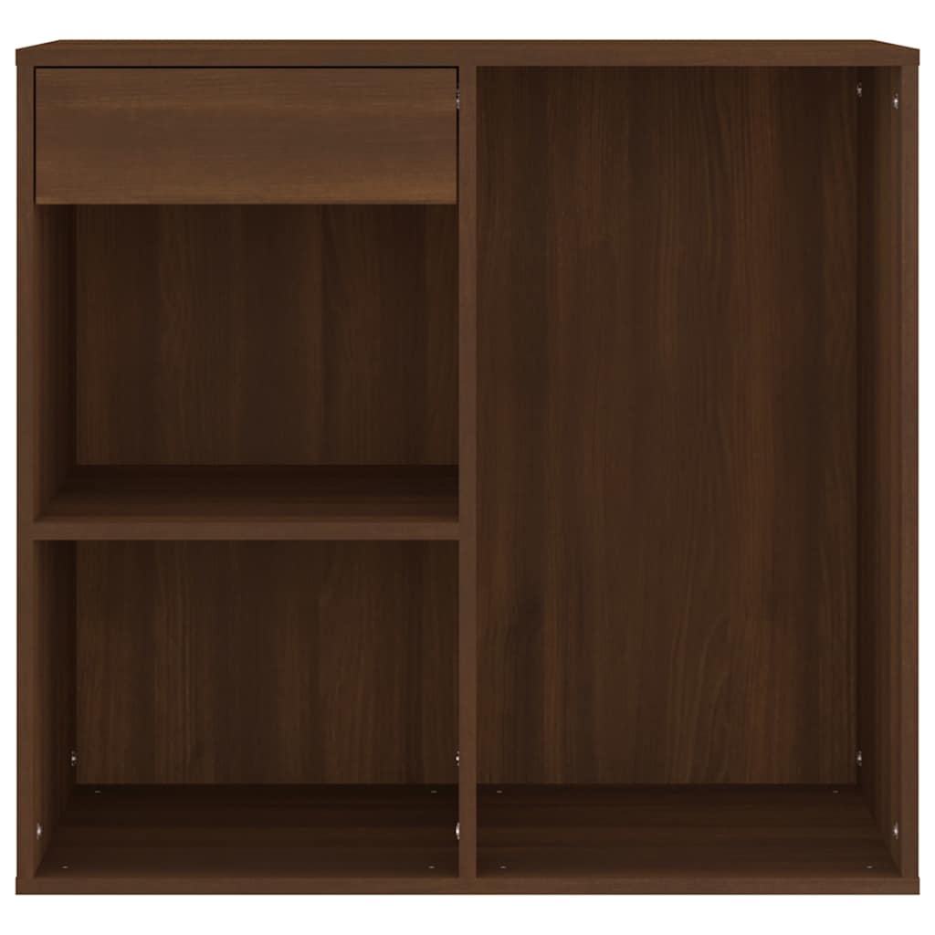 Cosmetic Cabinet Brown Oak 80x40x75 cm Engineered Wood