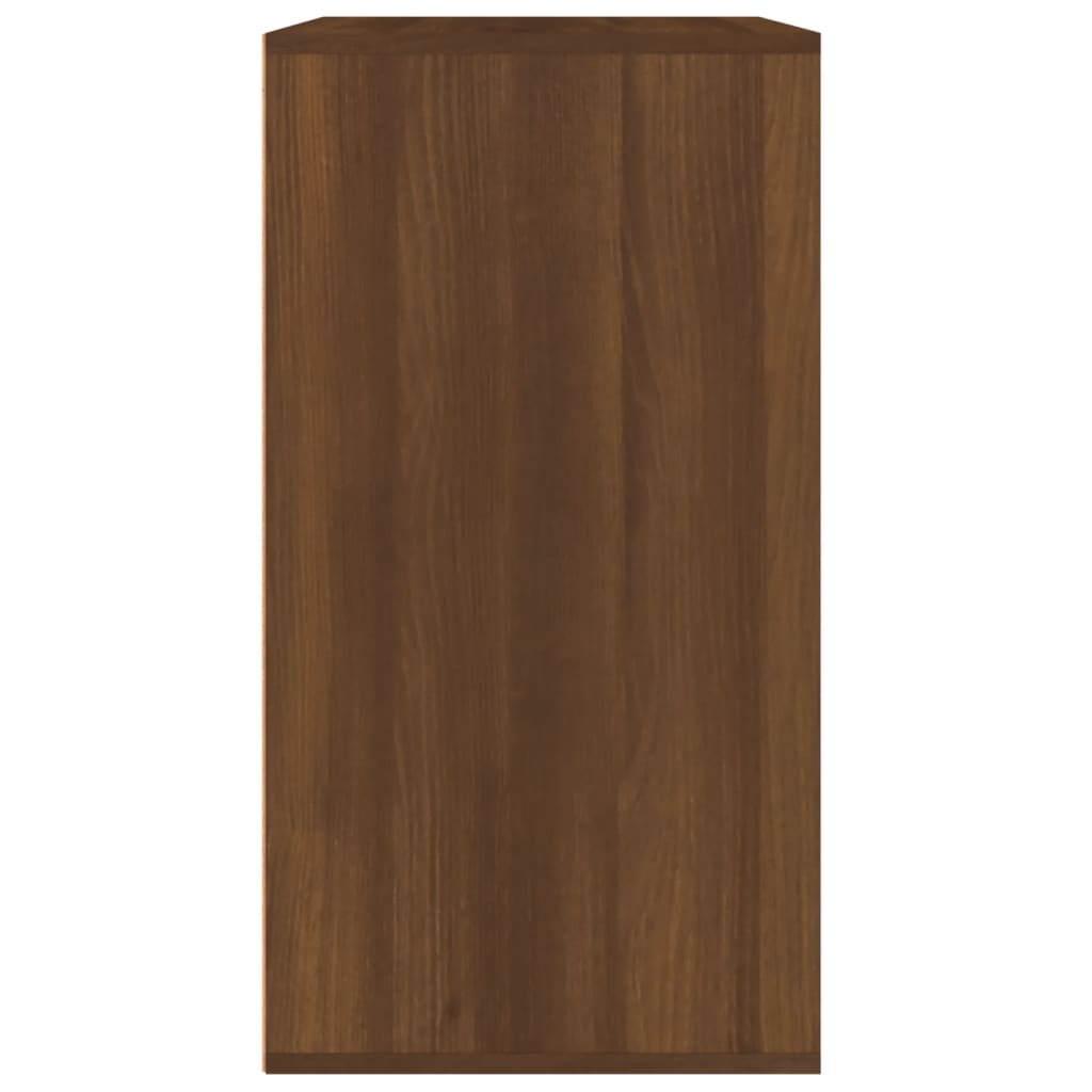 Armoire Cosmétique Chêne Brun 80x40x75 cm Bois D'ingénierie