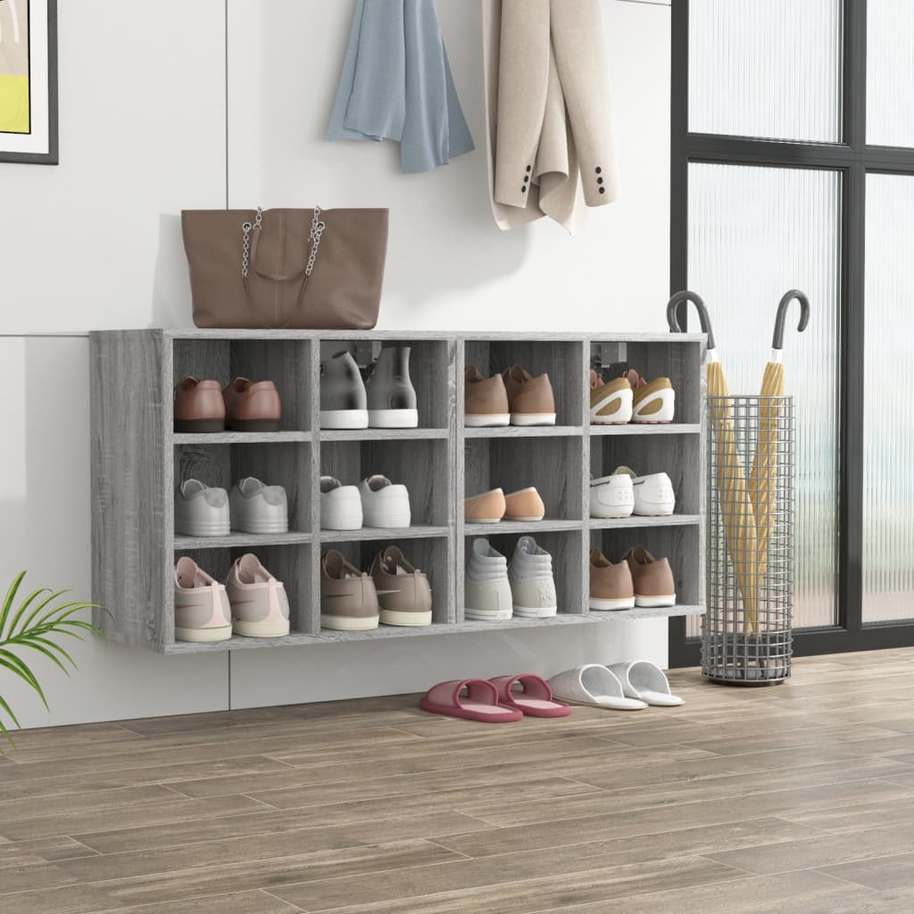 Shoe Cabinets 2 pcs Grey Sonoma 52,5x30x50 cm