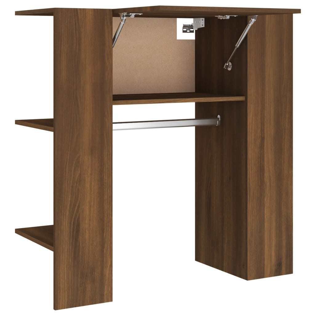 vidaXL Hallway Cabinet Brown Oak 97.5x37x99 cm Engineered Wood