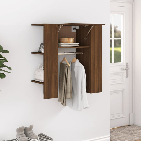 vidaXL Hallway Cabinet Brown Oak 97.5x37x99 cm Engineered Wood