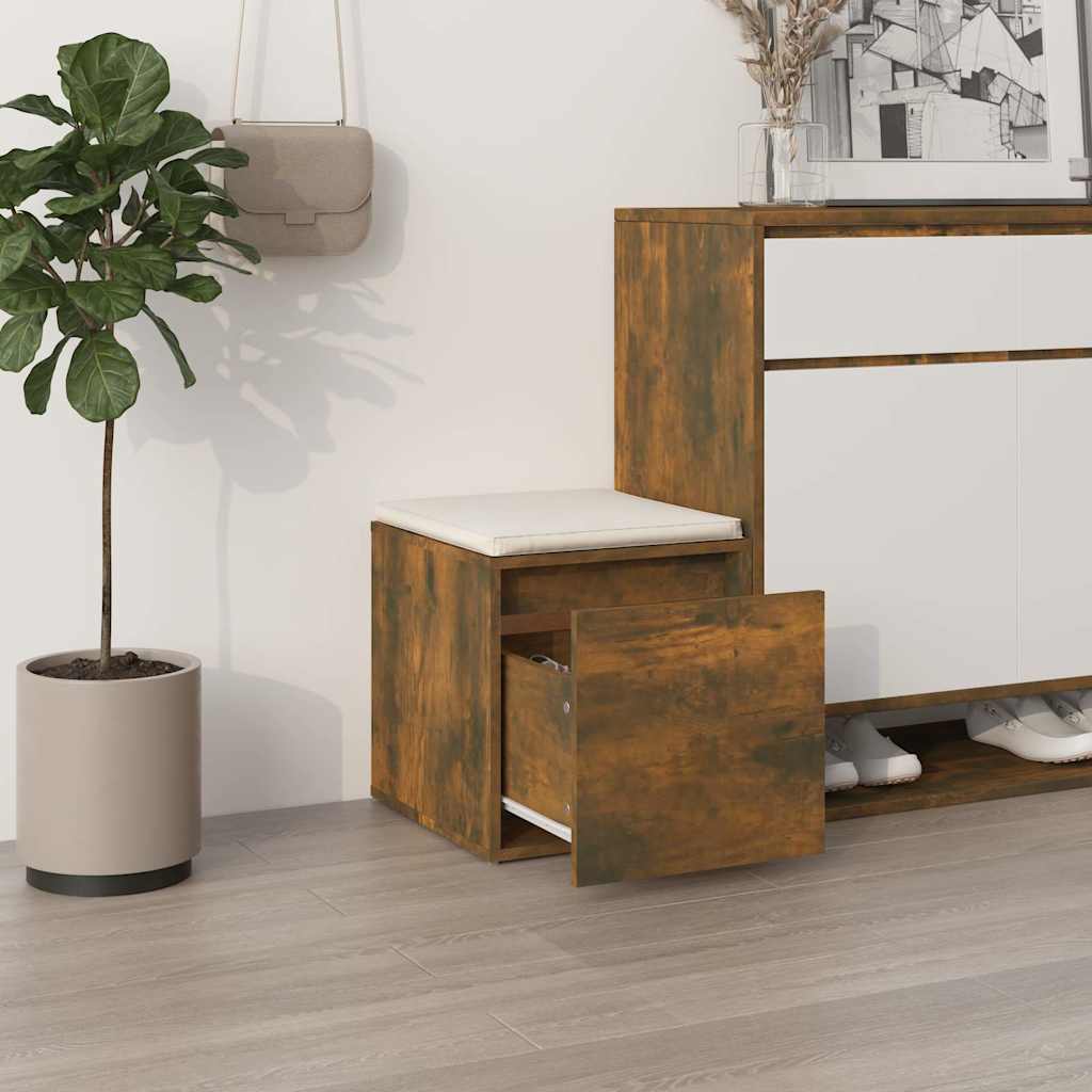 Box Drawer Smoked Oak 40,5x40x40 cm Engineered Wood