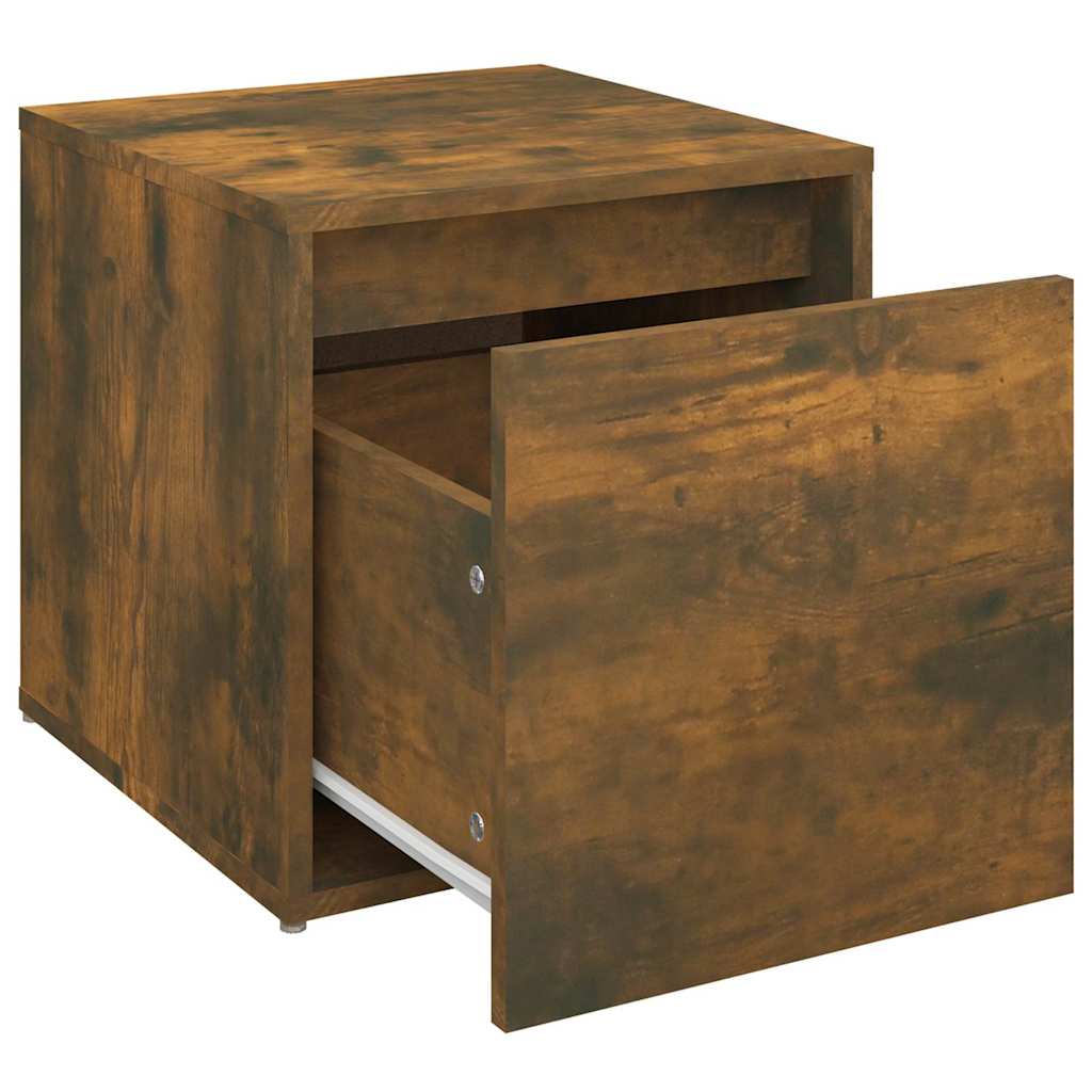 Box Drawer Smoked Oak 40,5x40x40 cm Engineered Wood