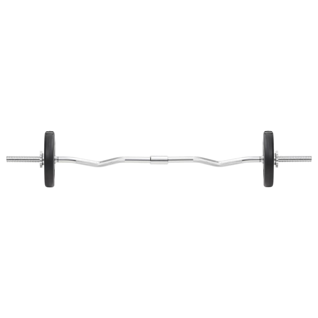 vidaXL Barbell and Dumbbell Set 30 kg