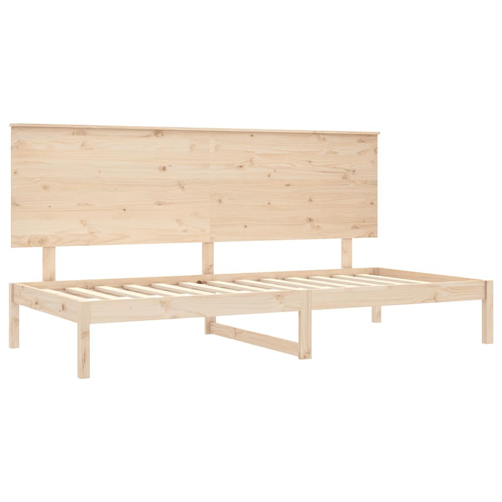 Day Bed without Mattress 80x200 cm Solid Wood Pine