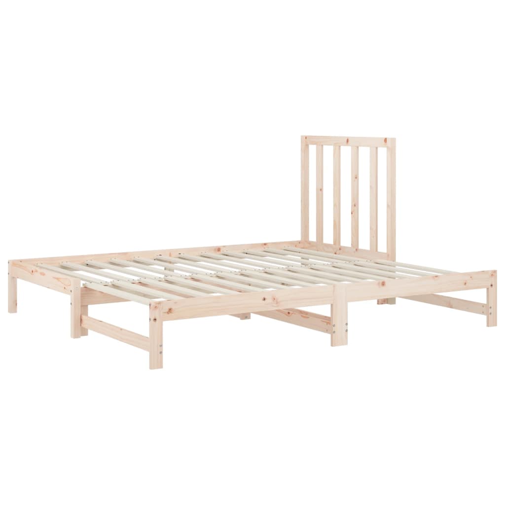 vidaXL Pull-out Day Bed without Mattress 2x(90x200) cm