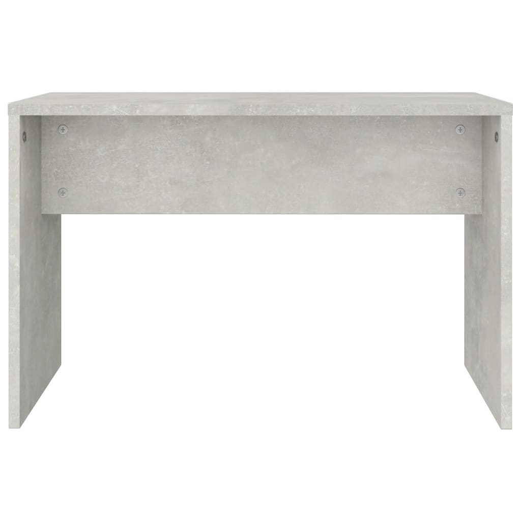 vidaXL Dressing Table Set Concrete Grey 74.5x40x141 cm