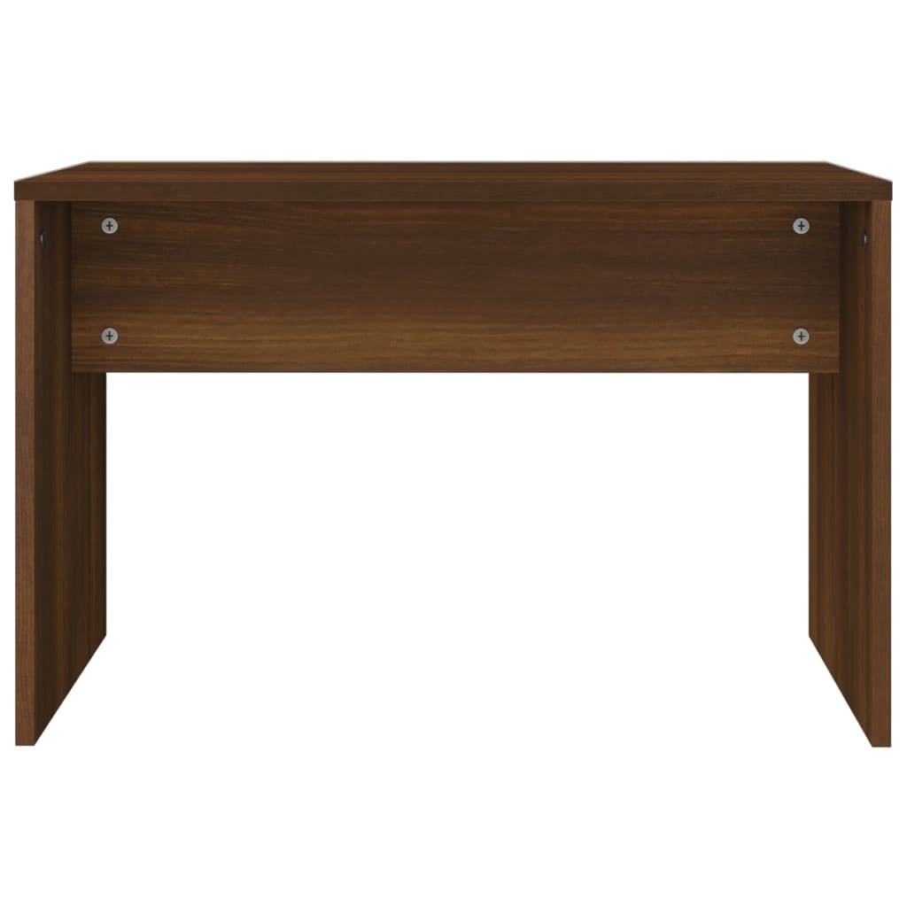 vidaXL Dressing Table Set Brown Oak 74.5x40x141 cm